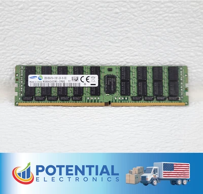 Samsung M386A4G40DM0-CPB 32GB (1x32GB) 4DRx4 PC4-2133P DDR4 Server Memory - Image 1 of 4