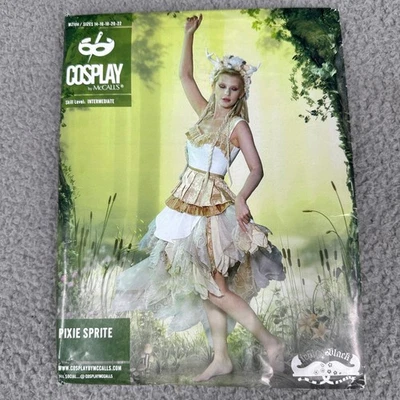 McCalls M2108 Pixie Sprite Cosplay Sewing Pattern Sz 14-22 Fairy Elf Dress Uncut - Image 1 of 4