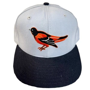 Baltimore Orioles 90s Vintage Navy Diamond Collection New Era Wool Hat 7 3/8th - Picture 1 of 4