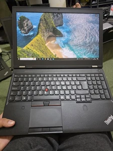 Lenovo ThinkPad P50 Laptop I7-6820HQ 2.7 16gb Ram 256 SSD Nvidia Quadro Graphics - Picture 1 of 9