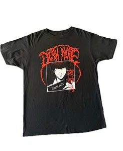 Death Note Anime Grafik T-Shirt Größe Large Goth Punk Horror Blut Hot Topic - Bild 1 von 7