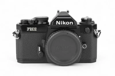 Nikon FM2N Body Black 35mm film camera reflex Excellent Serviced 7597531 - Immagine 1 di 4