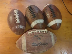 Fußball Lot: Wilson K2 1382 & (2) GST PLUS MacGregor MXG - Bild 1 von 14