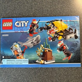 LEGO City 60091 Deep Sea Starter Set - 100% Complete With Instructions  No Box
