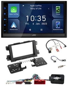 JVC DAB Bluetooth Lenkrad USB 2DIN Autoradio für Mazda 6 CX5 2013-2015 schwarz - Bild 1 von 12
