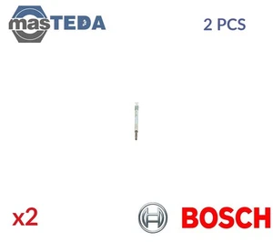 0 250 404 007 ENGINE GLOW PLUGS BOSCH 2PCS NEW OE REPLACEMENT - Picture 1 of 8