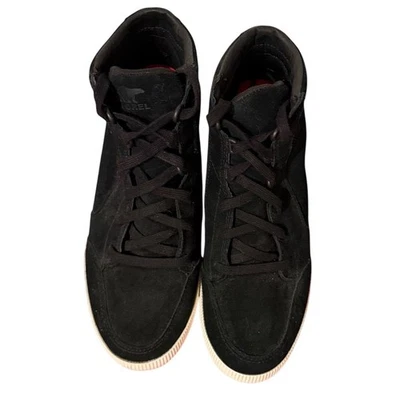 Botas Sorel Out N About Wedge, Negro/Sal Marina Gamuza Zapatos Talla 9 Foto 1 de 4