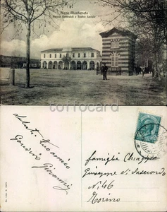 ASTI PROVINCIA-NIZZA MONFERRATO-PIAZZA GARIBALDI E TEATRO SOCIALE-D16-49 - Foto 1 di 1