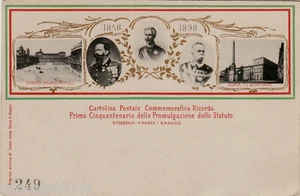 #REALI: RICORDO 1° CINQUANTENARIO PRMULGAZIONE DELLO STATUTO- C. NUMERATA - Picture 1 of 1