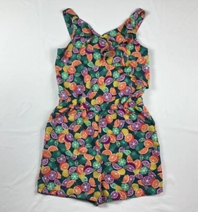 Mono cítrico para niñas joven grande 10-12 sin mangas verano estampado de fruta Wonder Natio - Imagen 1 de 3