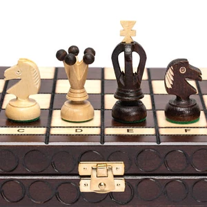 Husaria European International Chess Wooden Game Set, "King's Classic" - 13.8" - Picture 1 of 10