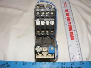 ABB CONTACTOR BC 9-30-10 24V FPL1413001R0101 With ABB OVERLOAD RELAY T25 DU5.0 - Picture 1 of 6