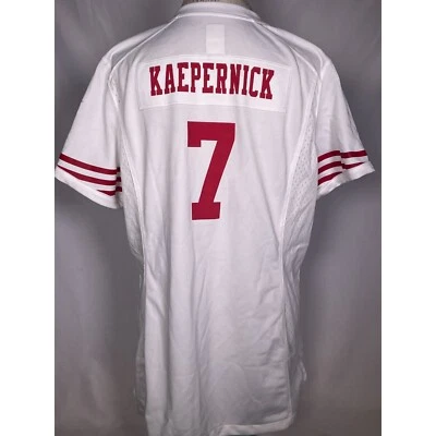 Colin Kaepernick #7 San Francisco 49ers NFL Nike White Game Jersey Women's XXL - Изображение 1 из 4
