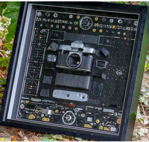 Disassembled Canon Camera | Framed Camera Teardown | Film Camera | Canon Pentax - Picture 1 of 10