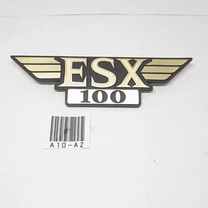 KAWASAKI ESX 100 GTO KH110 KH 110 Side Frame Cover Emblem / 1Pcs NOS - Picture 1 of 5