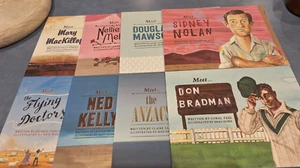 The Meet... Series of Picture Books Kids Australian History 8 BOOKS (2014) - Picture 1 of 9
