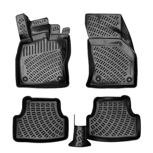 Car Floor Mats Liners For Skoda Karoq 2017-2021 All Season Heavy Duty Auto Rugs - Picture 1 of 12