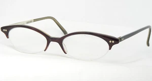 Vintage PRODESIGN DENMARK P2026 400522 PLUM /OLIVE EYEGLASSES FRAME 48-16mm - Picture 1 of 10
