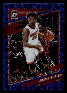 Jimmy Butler 2021 Panini Donruss Optic Blue Velocity Prizm