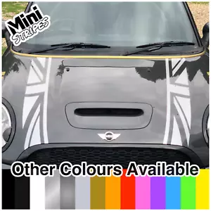 MINI COOPER UNION JACK COFANO RACING STRISCE PORTELLONE / ROADSTER / CLUBMAN 2001-14 - Foto 1 di 4