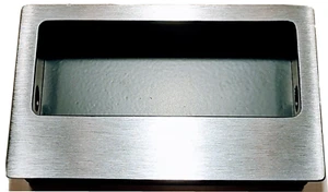 Cabinet Pull (8) Count Concealed Cup Flush Mount Drawer Door, Satin Finish NIB - Picture 1 of 12