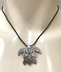 New PUERTO RICO Boricua Flag TURTLE w COQUI TAINO PENDANT NECKLACE SOUVENIRS - Picture 1 of 3