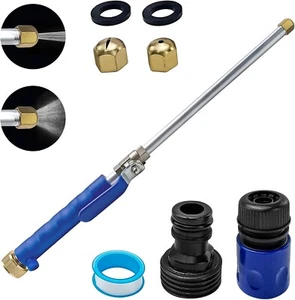 Hydro Jet High Pressure Power Washer Water Spray Gun Nozzle For Garden Car Hose - Picture 1 of 7
