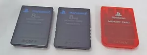Lote de 1 tarjetas de memoria Playstation + PS 2 8 MB usadas NO probadas ni borradas - Imagen 1 de 2