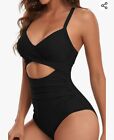 Womens Lg Black Swimsuit