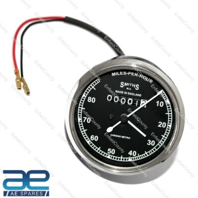 Replica Smiths Speedometer 80 MPH For Norton BSA Triumph Vintage Motorcycle - Image 1 of 4