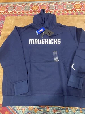 RARO PARA HOMBRE NIKE AIR JORDAN DALLAS MAVERICKS SUDADERA CON CAPUCHA AZUL MARINO 2XL XXL NUEVO CON ETIQUETAS Foto 1 de 4