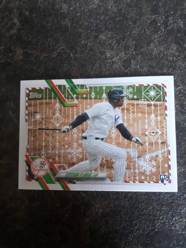 2021 Topps Holiday Rookie Estevan Florial RC Card# HW181 - Image 1 of 2