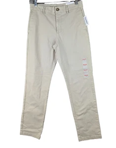 Old Navy Pants 28x30 Beige Slim Built-In Flex Rotation Chino Straight Leg Casual - Picture 1 of 9