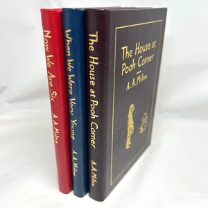 A A Milne Easton Press House Pooh Corner Now We Are Six When We Were Very Young - Picture 1 of 15