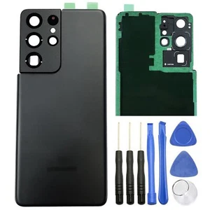 Galaxy S21 Ultra Rear Panel Back Glass Door Cover Replacement for Samsung Gal... - Picture 1 of 6