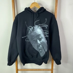 ODB Ol Dirty Bastard Hoodie Sweatshirt Mens Medium Black Graphic Print Pullover - Picture 1 of 10
