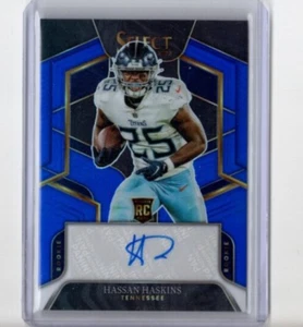 2022 Select Blue PRIZM Hassan Haskins Autograph Rookie Card #'d 50/75 TITANS RC - Picture 1 of 1