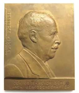 [R60] Medaille o.J., Rudolf Buchinger, Landwirtschaftlicher Genossenschafter - Imagen 1 de 4