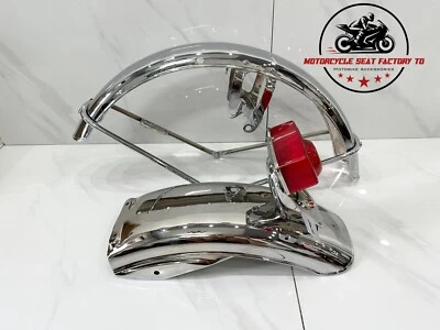 Para-lama dianteiro e traseiro Honda CB500 1971-1972 4 peças. Suporte de lanterna traseira CB500 K. - Imagem 1 de 4