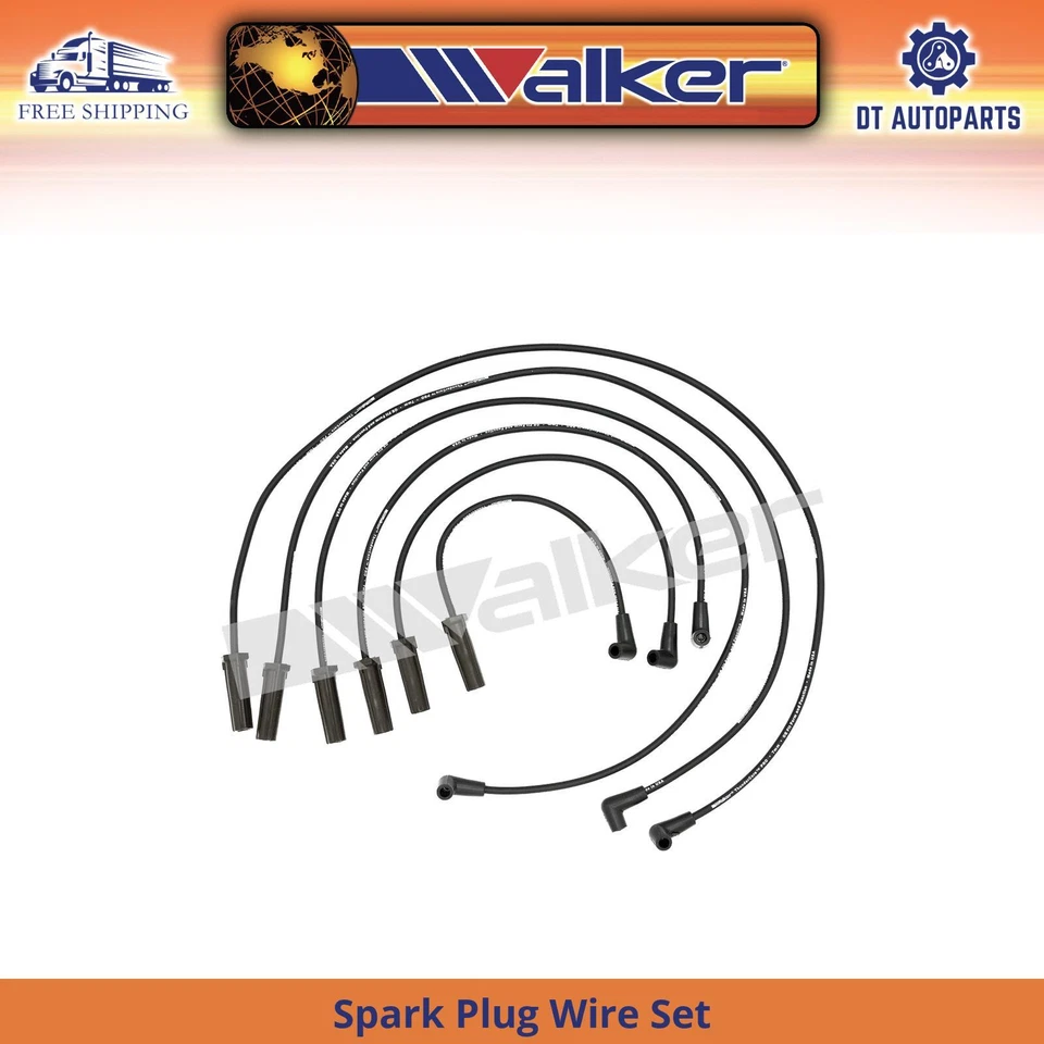 Para 2000-2005 Chevrolet Impala 3.8L V6 conjunto de fios vela de ignição Walker 2001 2002 - Imagem 1 de 1