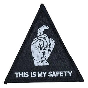 PARCHE GANCHO TÁCTICO EJÉRCITO MILITAR SWAT PELÍCULA HALCÓN NEGRO SEGURIDAD ESTE ES MI SEGURIDAD - Imagen 1 de 4