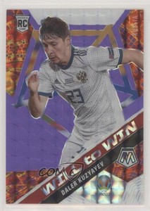 2021 Panini Mosaic UEFA Euro 2020 Purple Fluorescent Prizm /70 Daler Kuzyayev