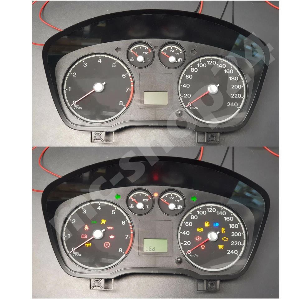 Reparatur Tacho Ford Focus 2 MK2 DA3 C-Max C214 Kombiinstrument - Bild 1 von 1