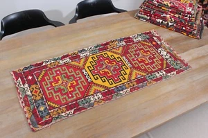 Lakai Mafrash Panel Uzbek Fabric 18.11" x 42.52" VINTAGE FAST Shipment 14441 - Imagen 1 de 7