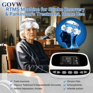 Dispositivo de rehabilitación cerebral magnético transcraneal rTMS para depresión Parkinson - Imagen 1 de 13