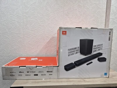 JBL - BAR 1000 7.1.4 声道条形音箱 带可拆卸环绕扬声器 - 黑色 — 第 1/4 张图片