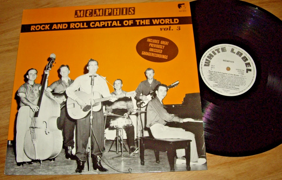 *EU Press 12" LP ' MEMPHIS ROCK AND ROLL CAPITAL OF THE WORLD Vol. 3 ' 1986 EXC - Image 1 of 2