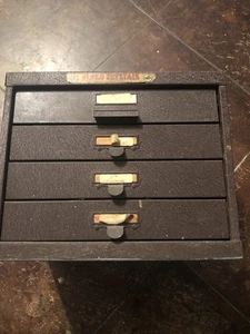 Four Drawer Flexo Watch Crystal Cabinet w/ G-S Crystals Lot 2 - Picture 1 of 6