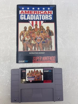 Cartucho de jogo American Gladiators Super Nintendo SNES testado (LP2117127) - Imagem 1 de 4