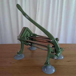 NEW STAR FOOD SERVICE 42313 TAGLIERINA FRIGGITRICE FRANCESE COMMERCIALE CON LAMA 1/2" E ASPIRAZIONE - Foto 1 di 9